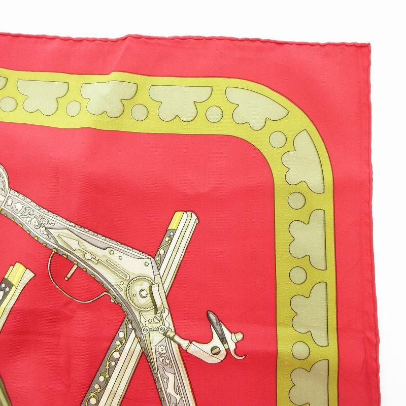 HERMES（エルメス） 美品 カレ90 DAIANE ダイアン 銃 スカーフ 総柄