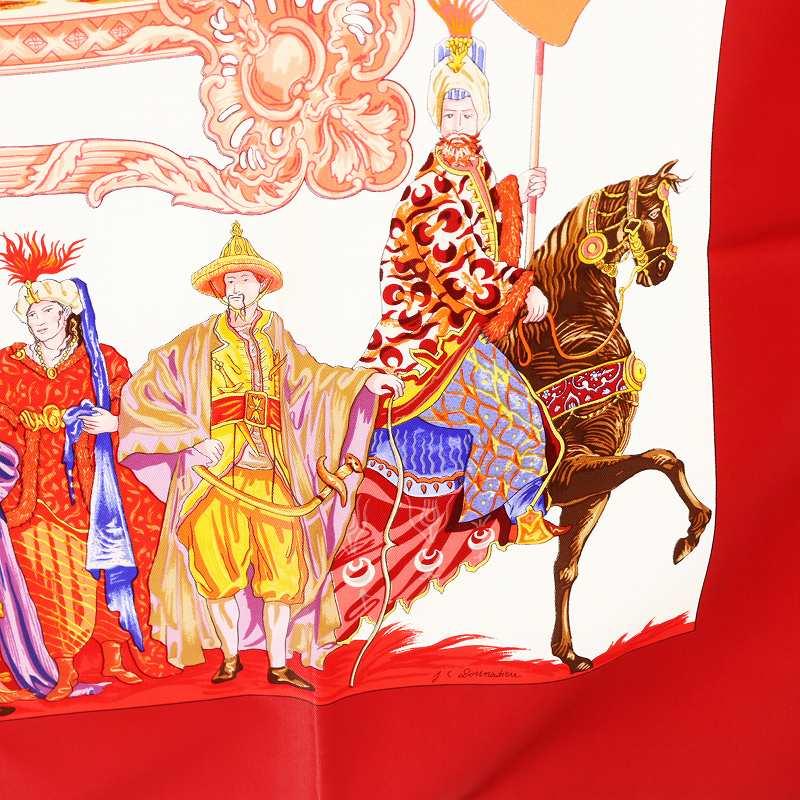 HERMES（エルメス） カレ90 TURQVERIES EN L'HONNEUR DE MHT
