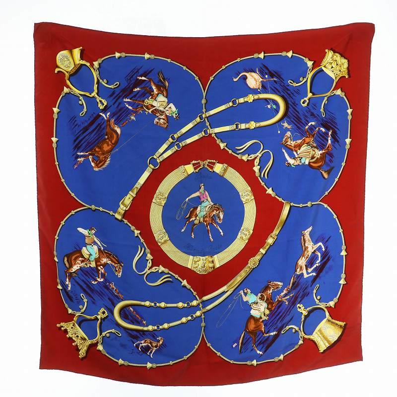 HERMES（エルメス） カレ90 パンパ PAMPA 大草原 スカーフ 絹 シルク