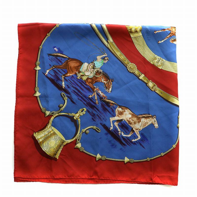 HERMES（エルメス） カレ90 パンパ PAMPA 大草原 スカーフ 絹 シルク