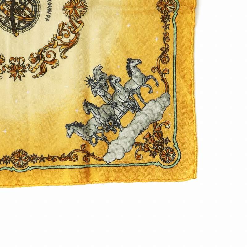 HIMEKOエルメス　シルク　カレ40 スカーフ　イエローSELLER E HIMEKO様専用エルメス シルク カレ40 スカーフ イエローSELLER E