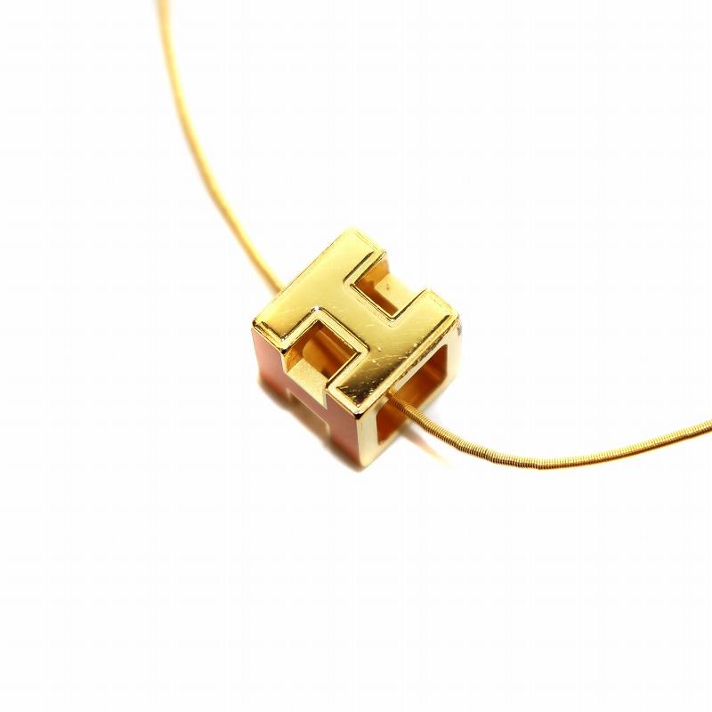 HERMES（エルメス） カージュドアッシュ Hキューブ ネックレス