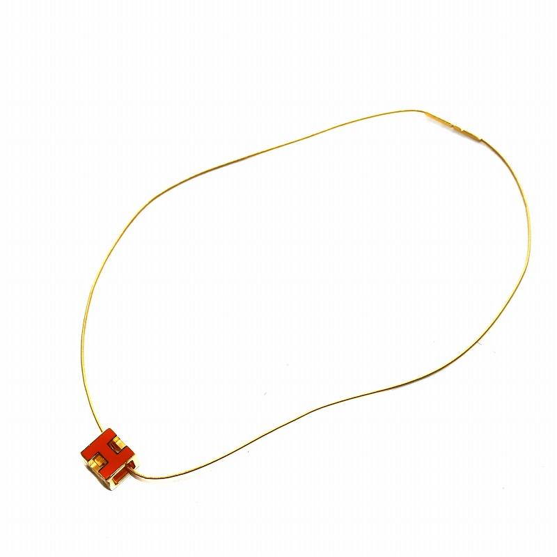 HERMES（エルメス） カージュドアッシュ Hキューブ ネックレス