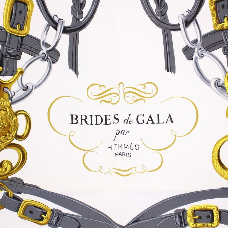 HERMES（エルメス） カレ90 BRIDES de GALA スカーフ 正方形 ロゴ 総柄