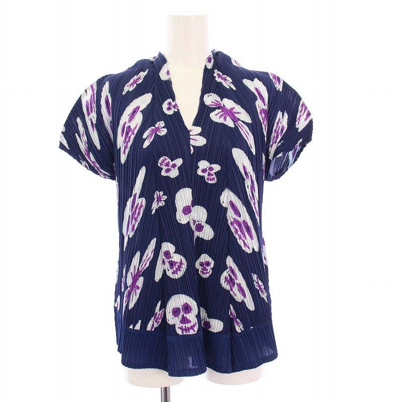 PLEATS PLEASE ISSEY MIYAKE 半袖カットソー ハイネック PLEATS PLEASE ハイネック 半袖