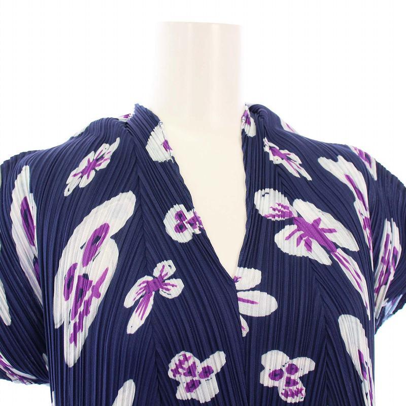 プリーツプリーズ PLEATS PLEASE イッセイミヤケ ブラウス カットソー