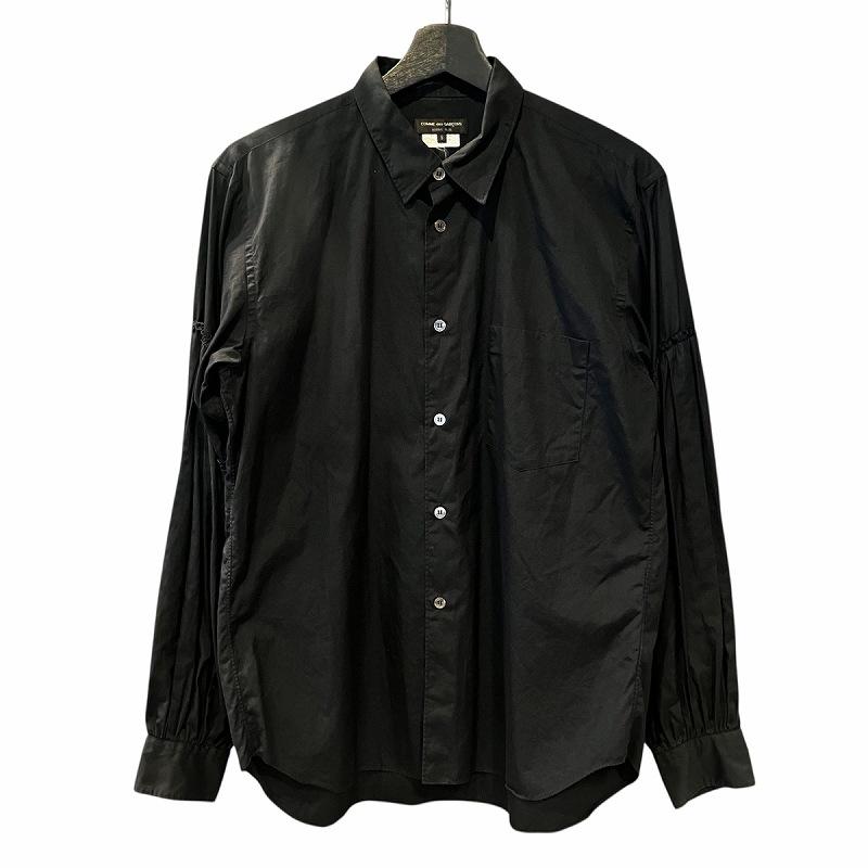 m*o様 Comme des Garçons バルーンスリーブ ブラックシャツ コムデギャルソンオムプリュス COMME des GARCONS HOMME PLUS バルーン