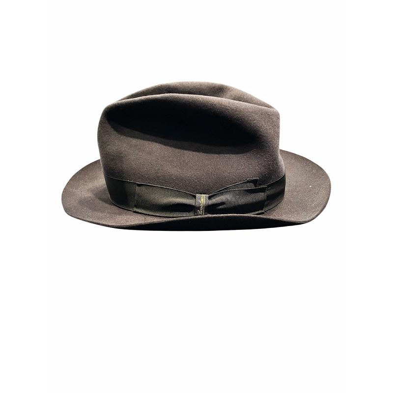 ボルサリーノ Borsalino 帽子 フェルトハット 中折れ帽 FUR FELT 60