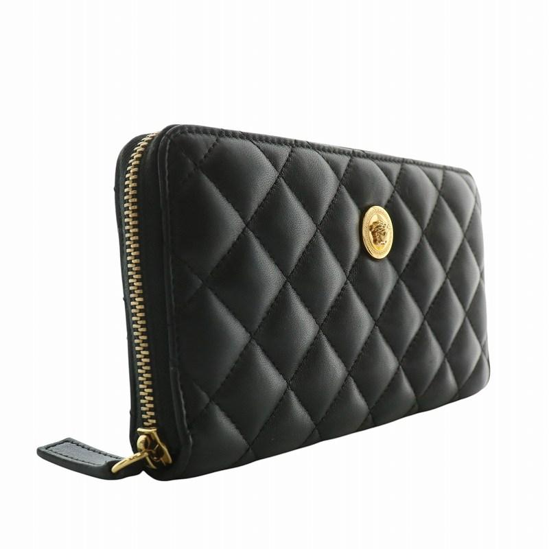 ヴェルサーチ ヴェルサーチェ VERSACE 長財布 ラウンドファスナー  