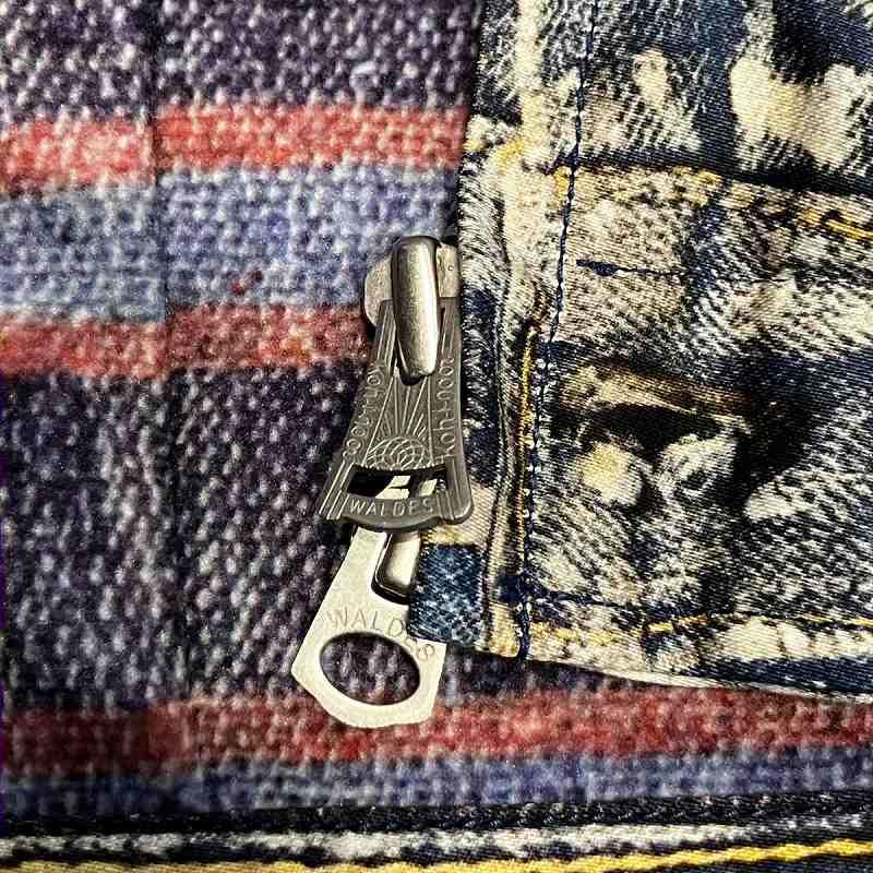 【中古】未使用品 タグ付き トルク TOLQ Archives × Yutaka.F 藤原裕 トロンプルイユ 1st デニムジャケット 転写 未使用品 タグ付き トルク TOLQ Archives × Yutaka.F 藤原裕 1950