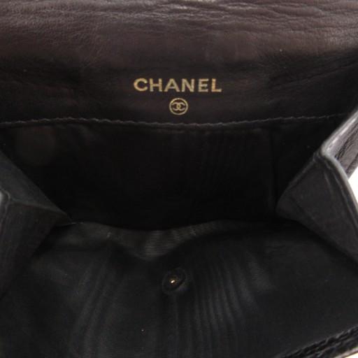 CHANEL シャネル 二つ折り財布 ウォレット ココマーク キャビアスキン