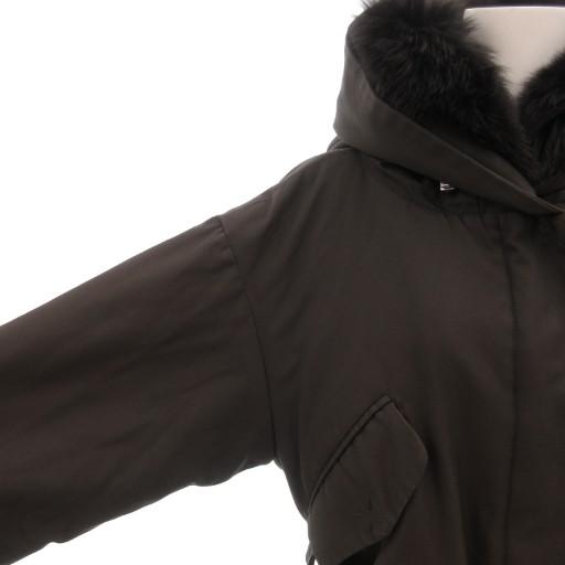 【中古】Sマックスマーラ 'S Max Mara コート フード ベルト ロング丈 36 XS ダークブラウン /AE ■GY47 レディース S MAXMARA（エスマックスマーラ） Sマックスマーラ 'S Max Mara コート