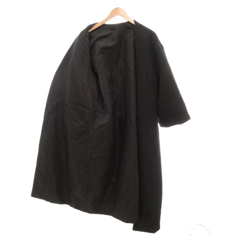 マックス&コー MAX&CO. IL MIO CAPPOTTO ノーカラーコート ロング丈 40 