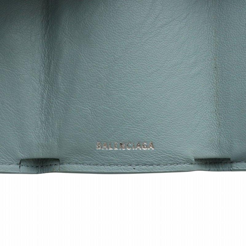 BALENCIAGA バレンシアガ ペーパー ミニ ウォレット 財布 三つ折り