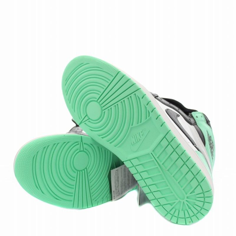 【中古】未使用品 ナイキ NIKE エアジョーダン1ハイOGグリーングロー スニーカー シューズ ハイカット レザー NIKE（ナイキ） 未使用品 エアジョーダン1ハイOGグリーングロー