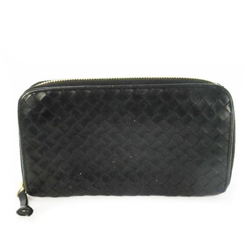 ボッテガヴェネタ 長財布 黒 ※使用感あり ボッテガヴェネタ長財布の