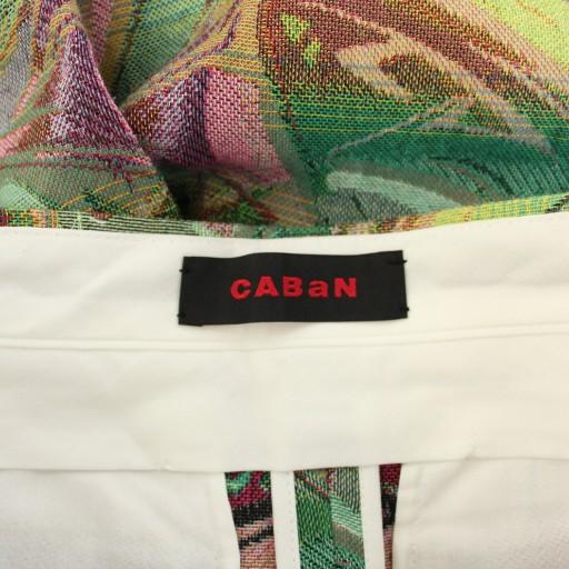 【中古】キャバン CABaN 23SS コットンポリエステルジャカード 1タックワイドパンツ マルチジャカードワイドパンツ キャバン CABaN 23SS コットンポリエステルジャカード 1タックワイド