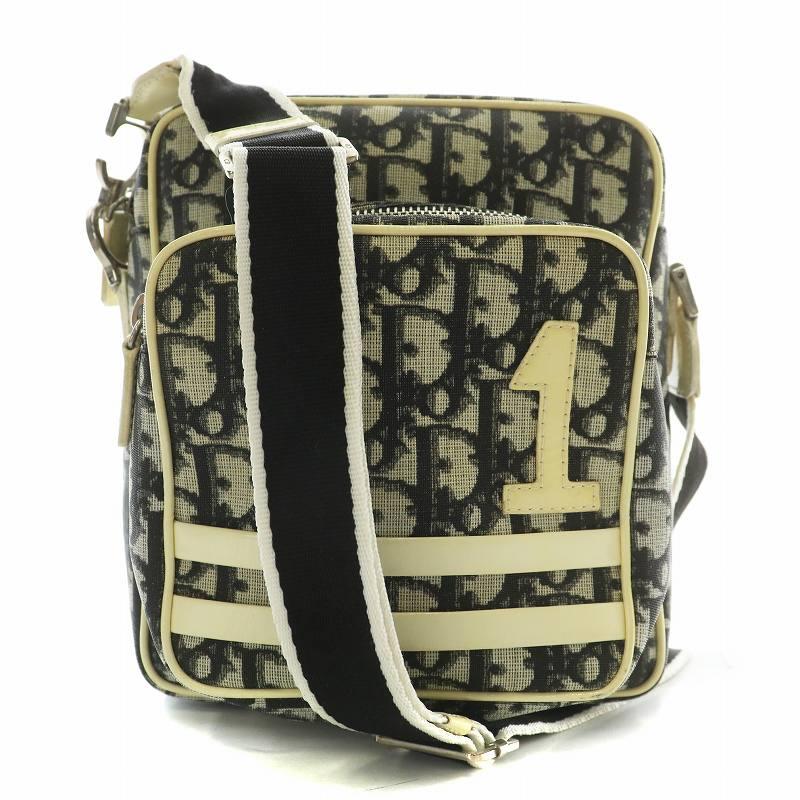 【中古】クリスチャンディオール Christian Dior ヴィンテージ ショルダーバッグ No.1 PVC エナメル トロッター柄 Christian Dior（クリスチャン・ディオール） ヴィンテージ ショルダー