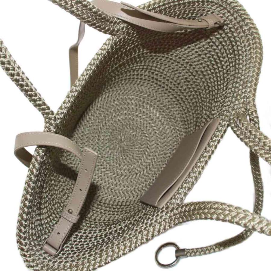 BALENCIAGA カーキレザーバッグ 保存袋付 バレンシアガ大きめショルダー BALENCIAGA（バレンシアガ） イビザ ミディアム かごバッグ トート
