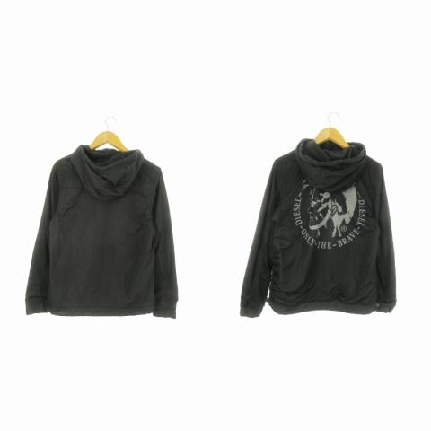 【中古】ディーゼル DIESEL ジャケット リバーシブル ブルゾン ジップアップ フーディ メッシュ ブレイブマン S DIESEL（ディーゼル） ジャケット リバーシブル ブルゾン ジップアップ