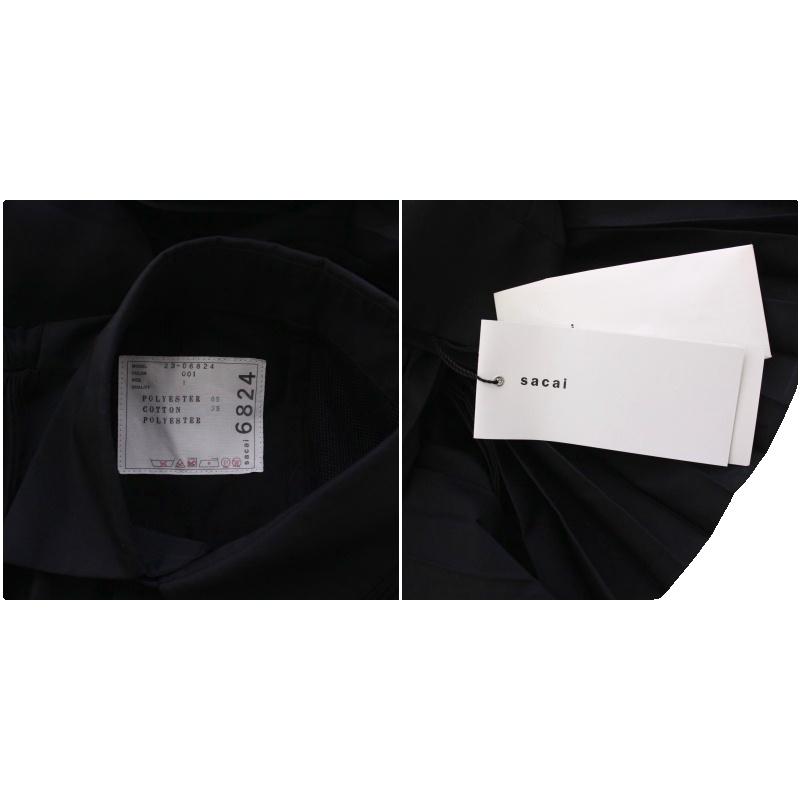 未使用品 サカイ sacai 23SS SEETHROUGH SHIRT シースルー シャツ