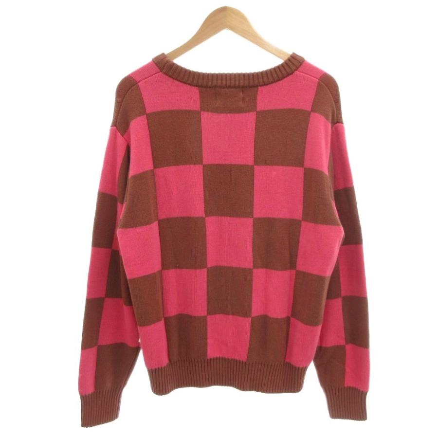 Student Apathy スチューデントアパシー block check knit ニット