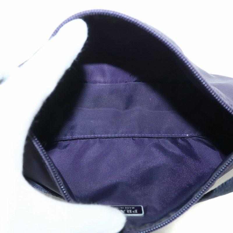 PRADA（プラダ） ハンドバッグ ポーチ ワンショルダー ナイロン 三角