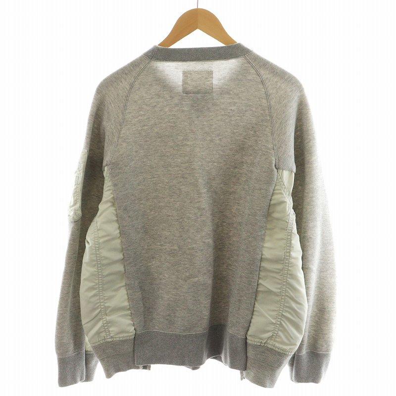 sacai /サカイ SCM-058 スポンジスウェット 3 カーキ sacai /サカイ SCM-058 スポンジスウェット 3 カーキ sacai /サカイ