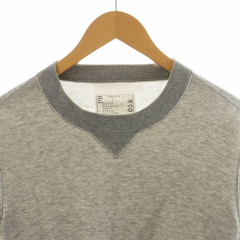 サカイ sacai 24SS Sweat Nylon Twill Pullover スウェット トレーナー