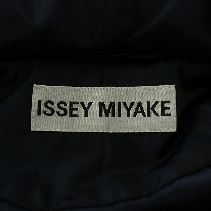 【中古】イッセイミヤケ パラシュートコート シルク混 アウター ロング ドルマンスリーブ フード収納式 ISSEY MIYAKE（イッセイミヤケ） パラシュートコート シルク混