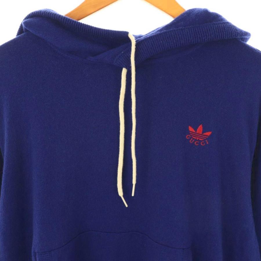 GUCCI（グッチ） ×アディダス adidas ニットプルオーバーパーカー 長袖