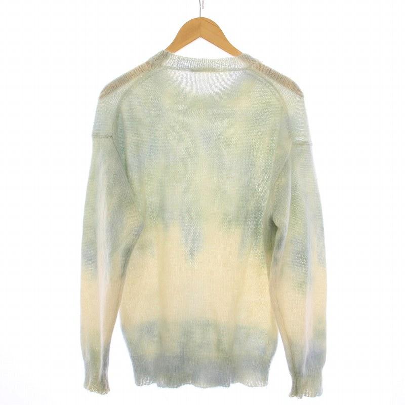 オーラリー  スーパーキッドモヘア　タイダイニット オーラリー AURALEE SUPER KID MOHAIR TIE DYE KNIT PO スーパー