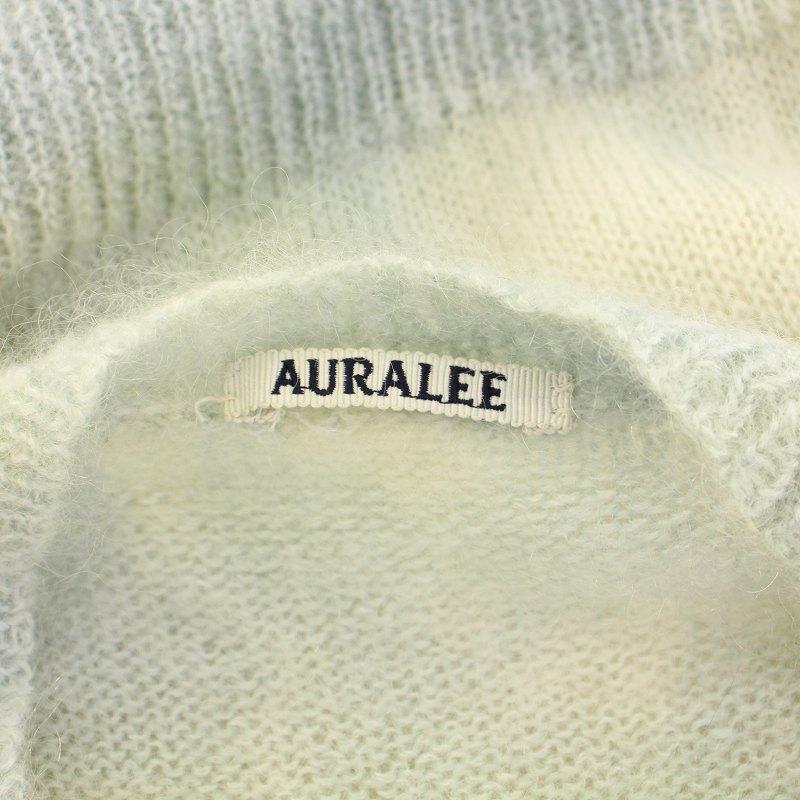 オーラリー AURALEE SUPER KID MOHAIR TIE DYE KNIT PO スーパー