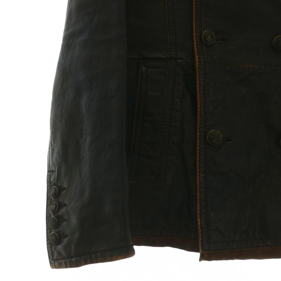 Dolce&Gabbana　ブラック　羊革レザージャケット　50　 美品 Yahoo!オークション -「ドルガバ レザー ジャケット」(ドルチェ