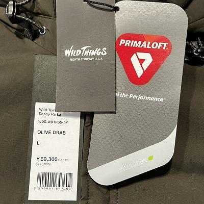 未使用品 ワイルドシングス WILDTHINGS タグ付き 未使用 ×WIND AND SEA