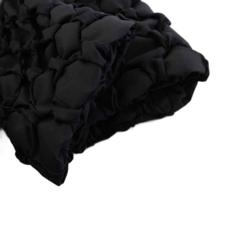 【中古】イッセイミヤケ ISSEY MIYAKE 3Dスチーム リボン スタンドカラーコート アウター ロング 2 黒 IM63FA002 ISSEY MIYAKE（イッセイミヤケ） ISSEY MIYAKE 3Dスチーム リボン