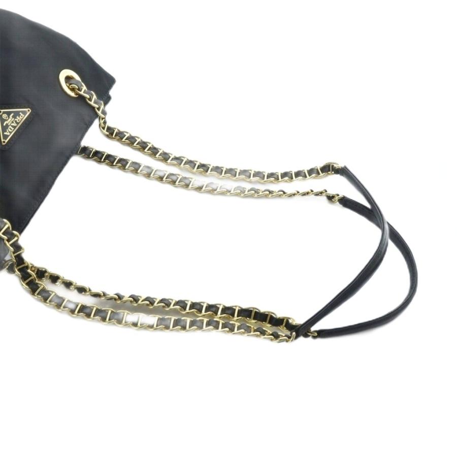 PRADA（プラダ） ショルダーバッグ トート 三角ロゴ チェーン