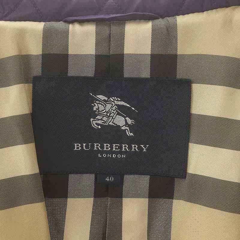 バーバリー ロンドン BURBERRY LONDON キルティングコート 中綿 ひざ丈