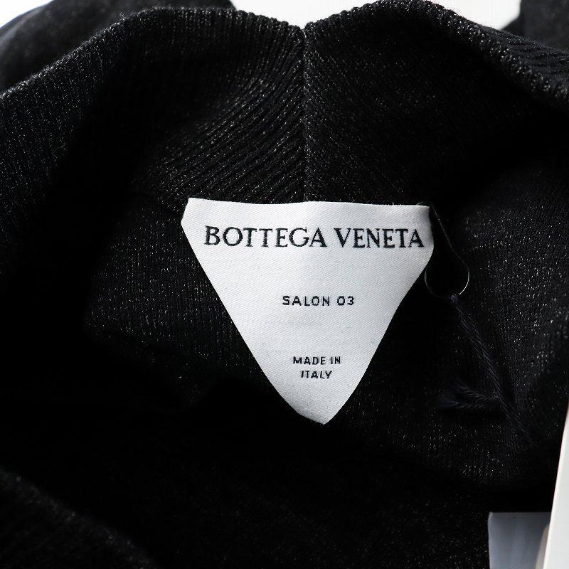 【中古】未使用品 ボッテガヴェネタ BOTTEGA VENETA クロスライン Vネック ニット セーター ウール L 黒 BOTTEGA VENETA（ボッテガ・ヴェネタ） 未使用品 クロスライン Vネック