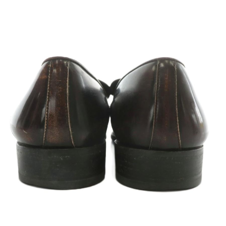 ドルチェ&ガッバーナ 濃茶 ローファー 27cm 除菌・消臭済み DOLCE&GABBANA（ドルチェ & ガッバーナ） ドルガバ ローファー レザー