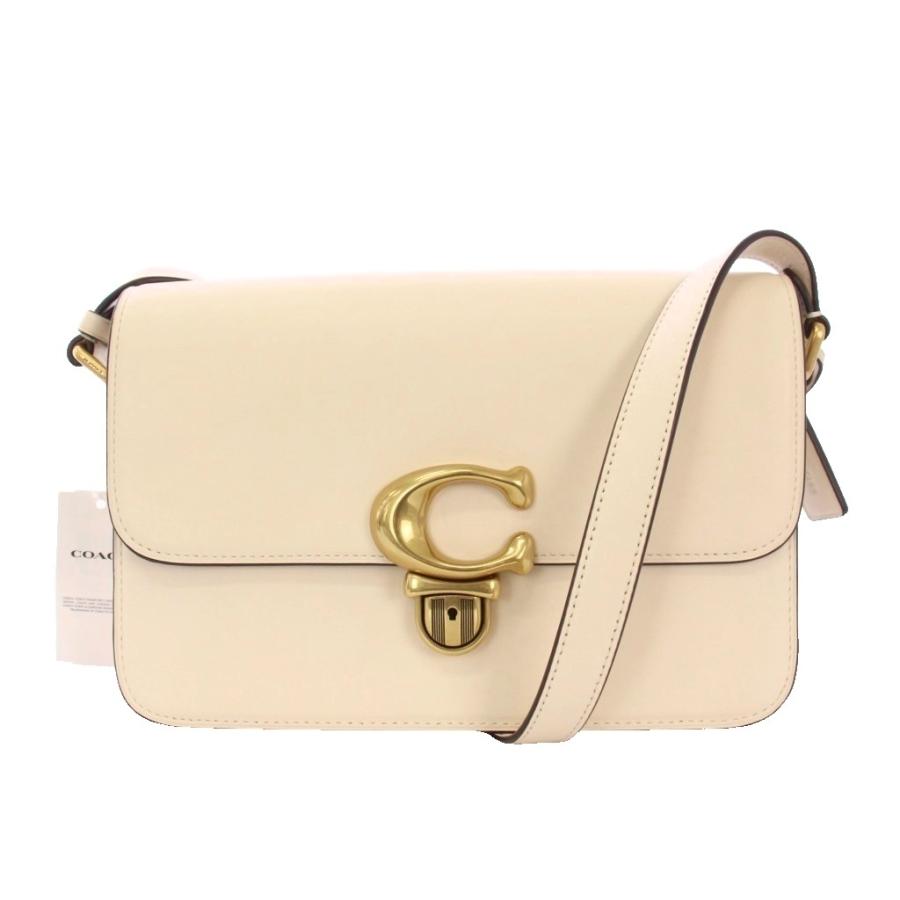 美品　COACH ホワイトレザーボディバッグ COACH（コーチ） ストゥディオ レザー ショルダーバッグ 白 C6641 /KH