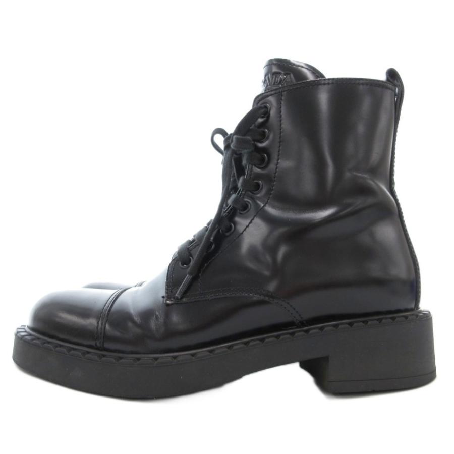 PRADA（プラダ） ショートブーツ 38.5 25.5cm シューズ レザー 本革