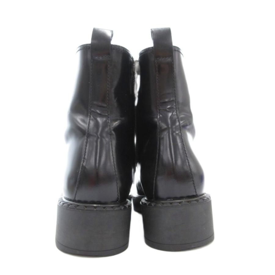PRADA（プラダ） ショートブーツ 38.5 25.5cm シューズ レザー 本革