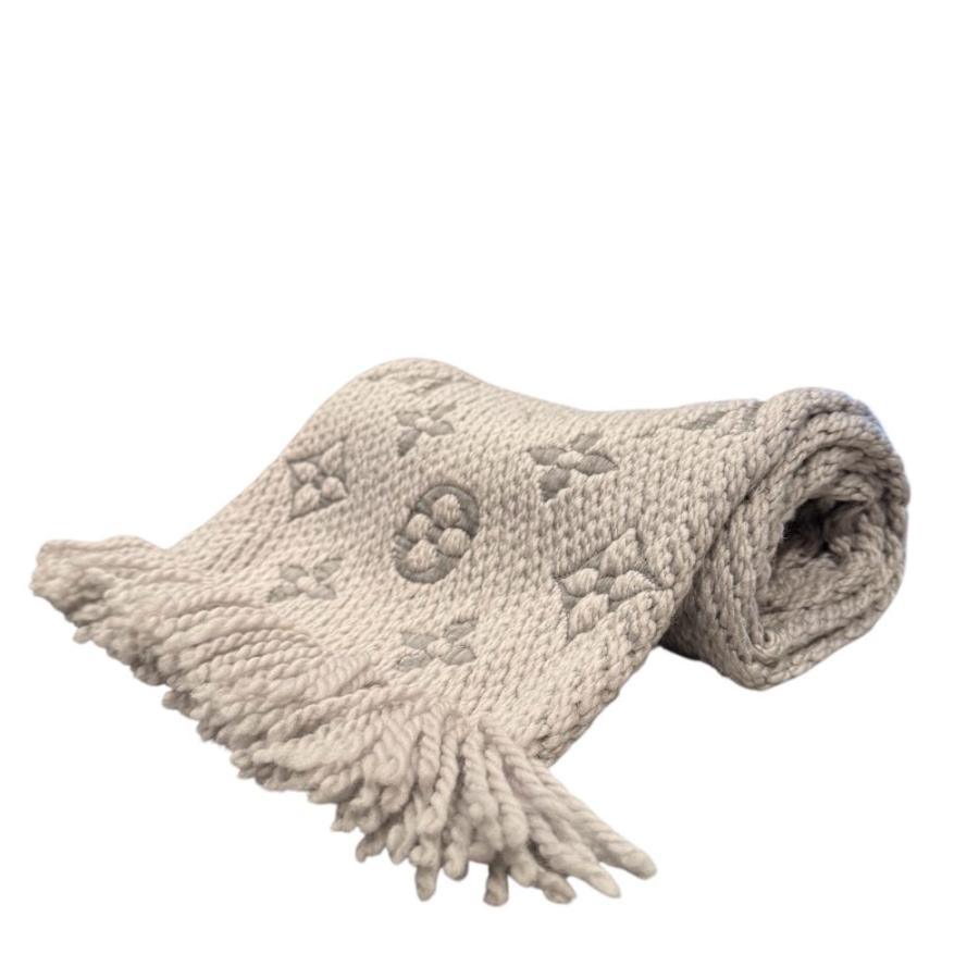 LOUIS VUITTON（ルイ・ヴィトン） マフラー ストール ローゲージ 刺繍