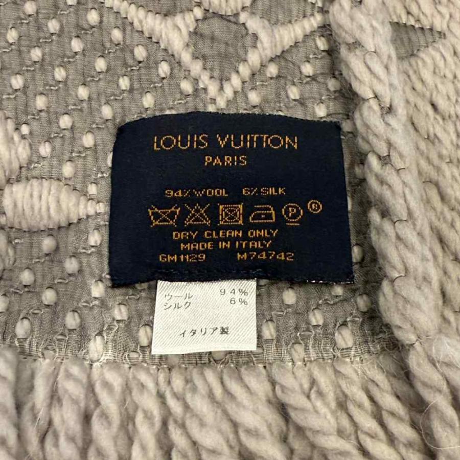 LOUIS VUITTON（ルイ・ヴィトン） マフラー ストール ローゲージ 刺繍