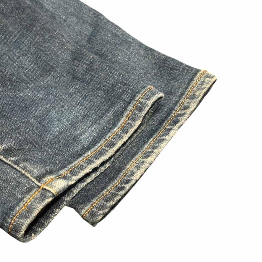 アミリ AMIRI 22年 MX1 レザーパネル バンダナジーンズ デニムパンツ