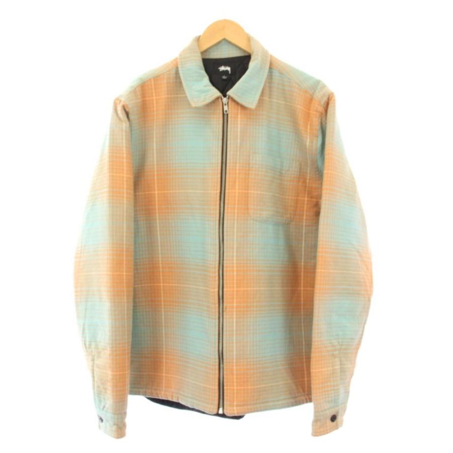 STUSSY（ステューシー） ステンカラージャケット チェック 裏地 