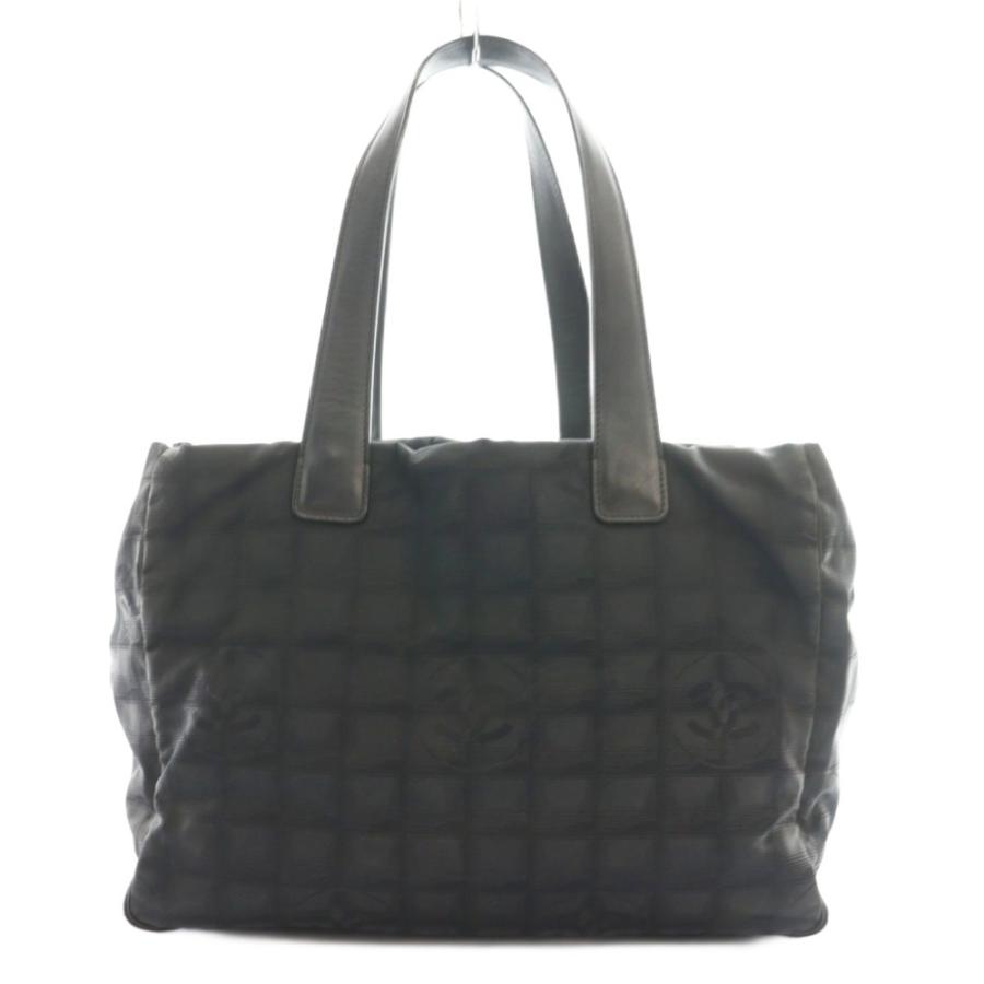 CHANEL（シャネル） ニュートラベルラインMM トートバッグ 黒 ブラック