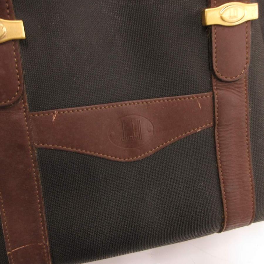 dunhill（ダンヒル） ボストンバッグ PVC ロゴ ファスナー開閉 ダーク 