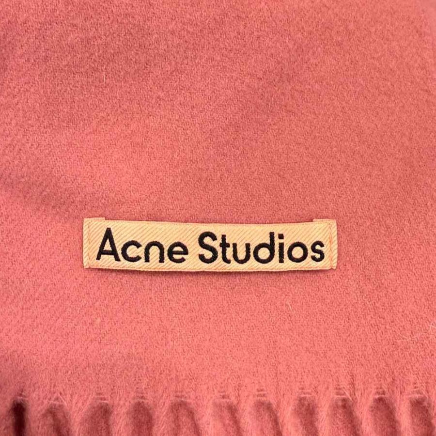 アクネ ストゥディオズ Acne Studios マフラー フリンジ ピンク □WGA